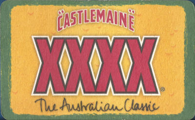 Castlemaine XXXX Beer Mat 1 Front