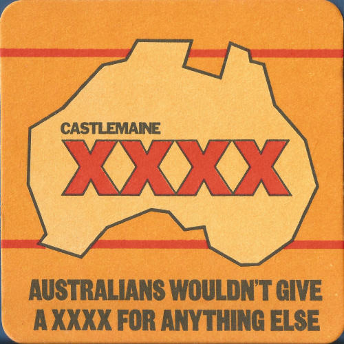 Castlemaine XXXX Beer Mat