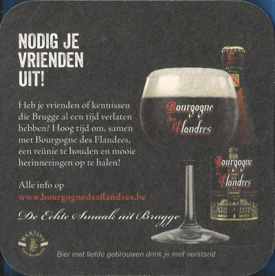 Bourgogne Des Flandres Beer Mat 1 Back