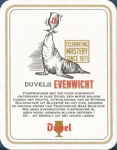 Duvel Beer Mat 5 Front