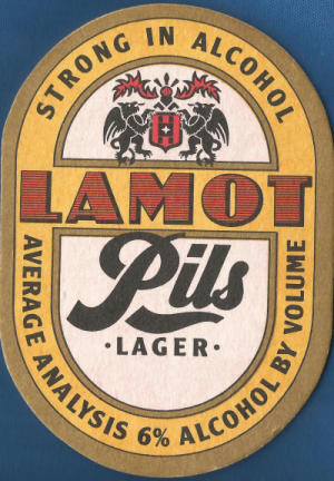 Lamot Pils Beer Mat 1 Back
