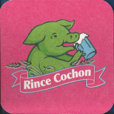 Rince Cochon Beer Mat 1 Back