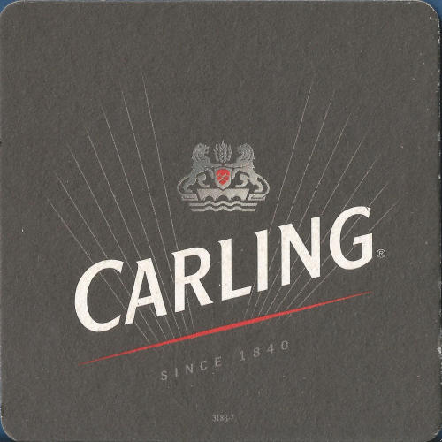 Carling Beer Mat 1 Front