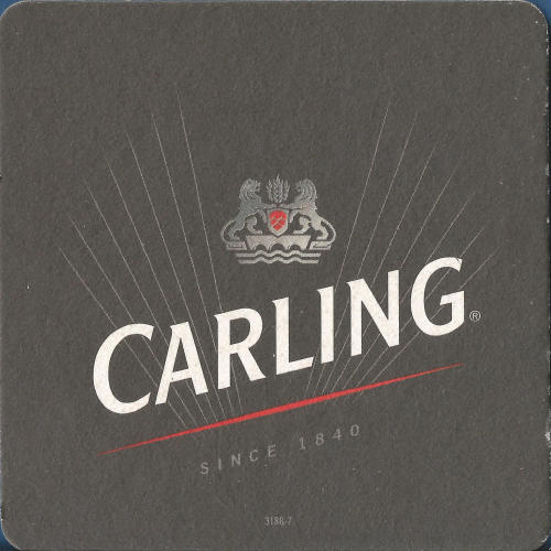Carling Beer Mat