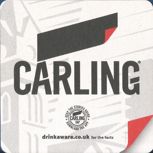 Carling Beer Mat