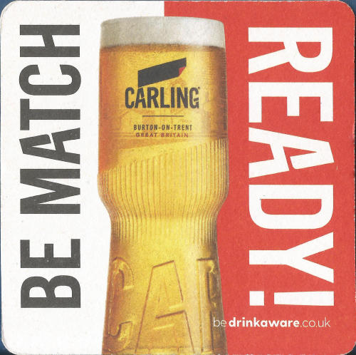 Carling Beer Mat