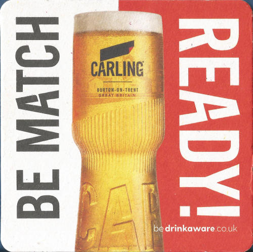 Carling Beer Mat