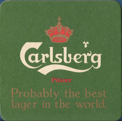 Carlsberg Beer Mat 1 Back