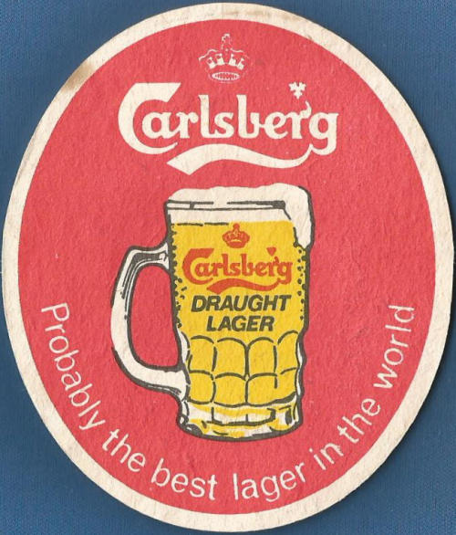 Carlsberg Beer Mat 7 Back