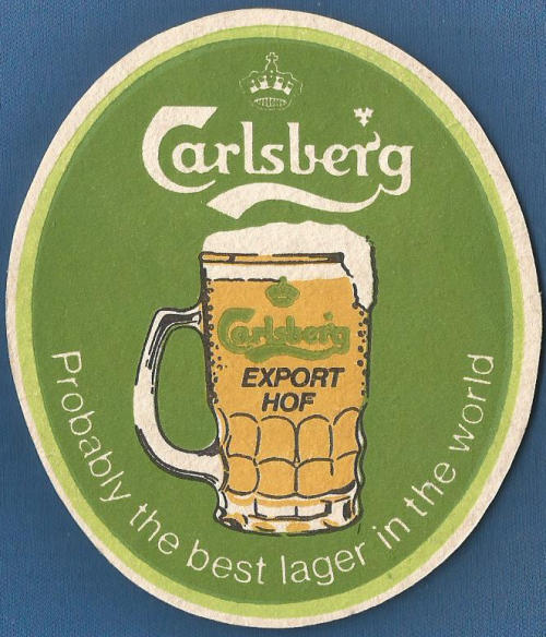 Carlsberg Beer Mat 8 Back