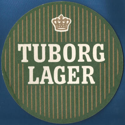 Tuborg Lager Beer Mat 1 Front