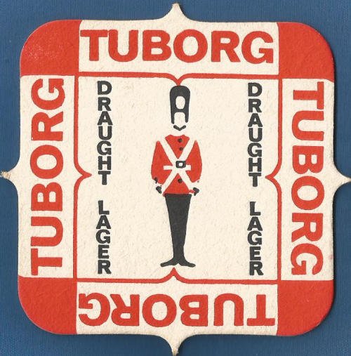 Tuborg Lager Beer Mat 2 Front