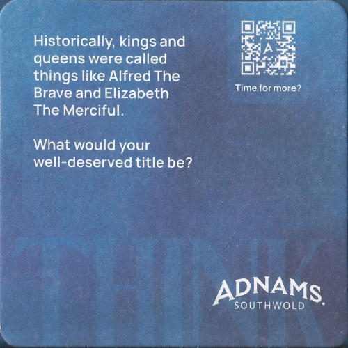 Adnams Beer Mat
