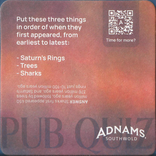 Adnams Beer Mat
