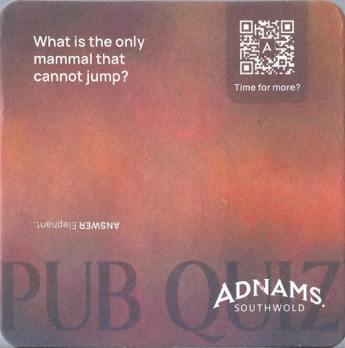 Adnams Beer Mat