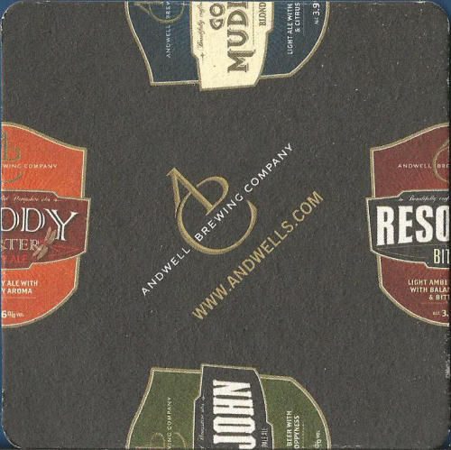 Andwell Beer Mat 1 Front