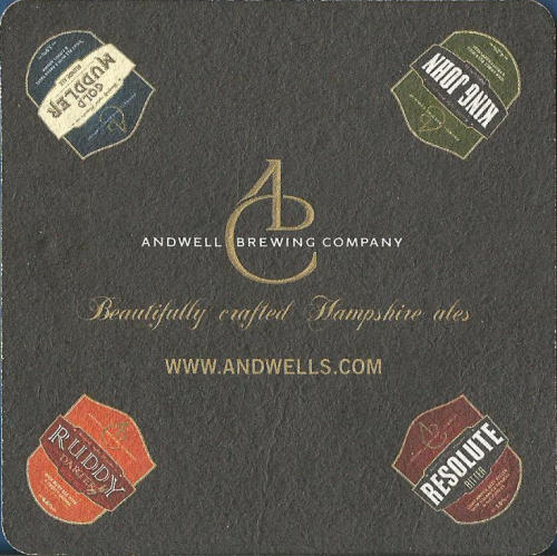 Andwell Beer Mat 1 Back