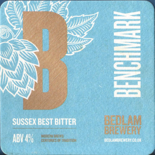 Bedlam Beer Mat 2 Front