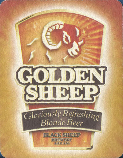 Black Sheep Beer Mat 2 Front