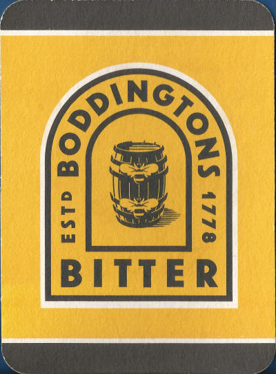 Boddingtons Beer Mat 3 Front