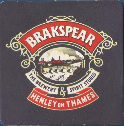 Brakspear Beer Mat 1 Front