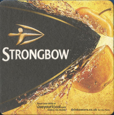 Strongbow Beer Mat 1 Front