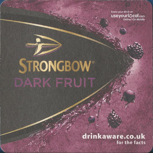 Strongbow Beer Mat 4 Front