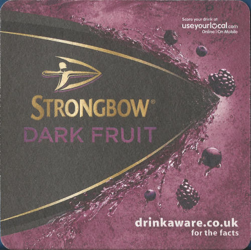 Strongbow Dark Fruit Beer Mat