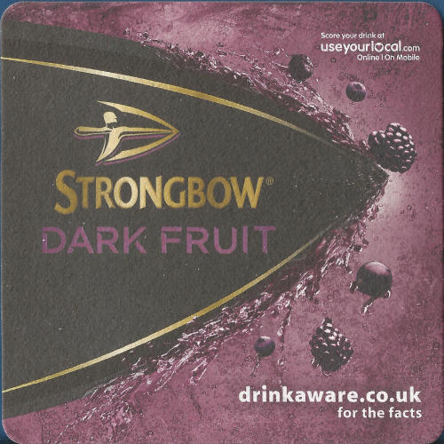 Strongbow Dark Fruit Beer Mat