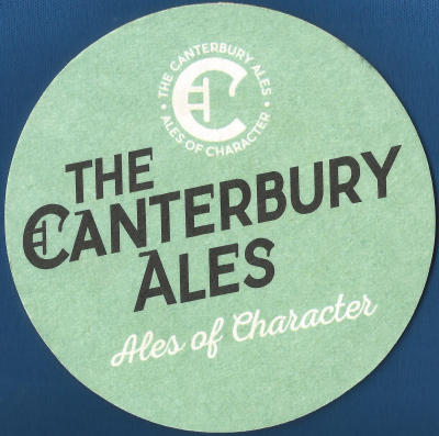 Canterbury Ales Beer Mat 1 Front