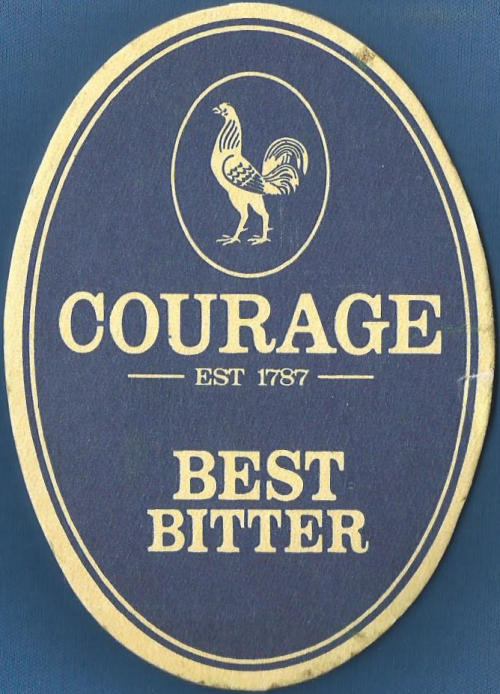 Courage Best Beer Mat 4 Back