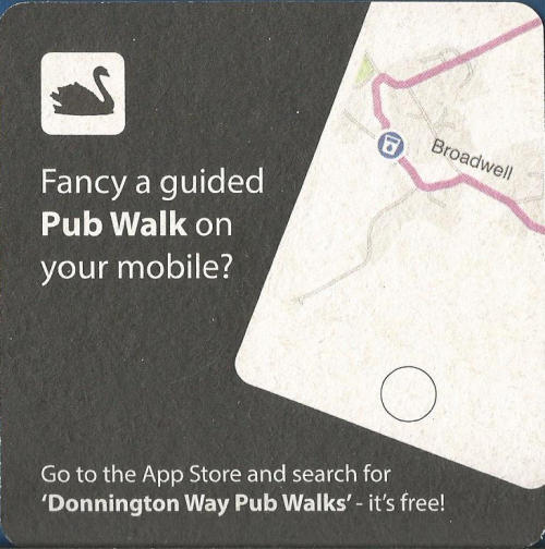 Donnington Beer Mat 1 Back