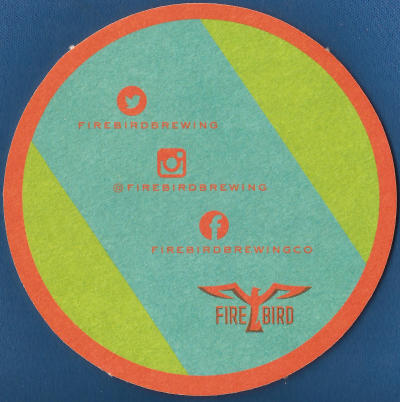 Firebird Beer Mat 2 Back