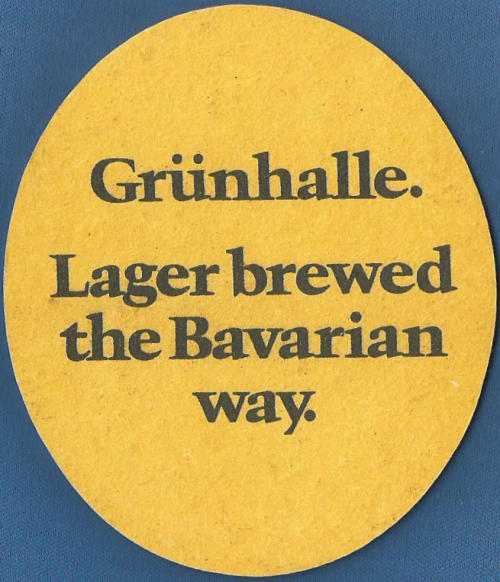 Grunhalle Beer Mat 2 Back