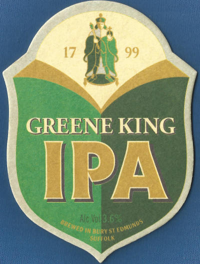 Greene King IPA Beer Mat 5 Front