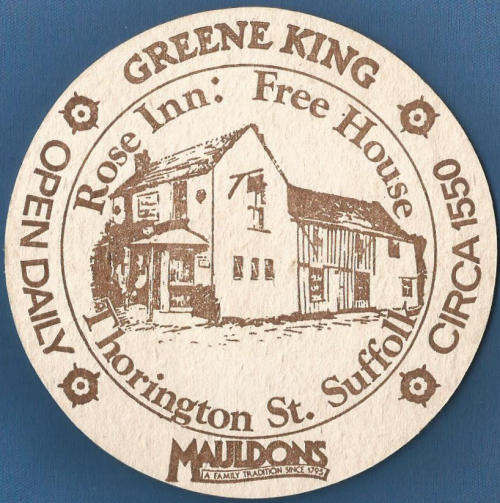 Greene King IPA Beer Mat 7 Front