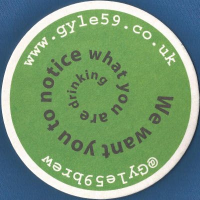 Gyle59 Beer Mat 1 Back