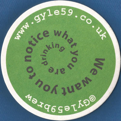 Gyle59 Beer Mat 1 Back