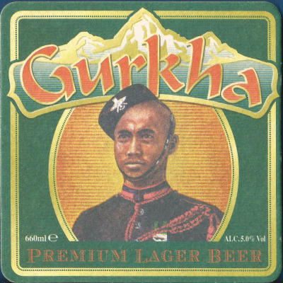 Gurkha Beer Mat 1 Front
