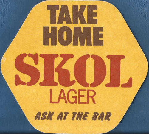 SKOL Beer Mat