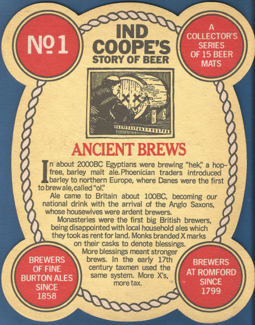 Ind Coope Beer Mat