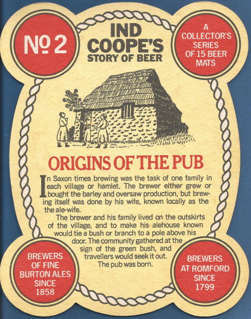 Ind Coope Beer Mat