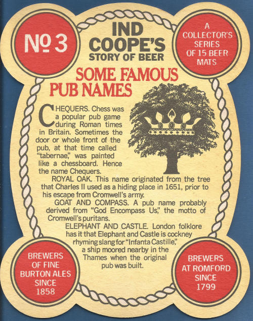 Ind Coope Beer Mat