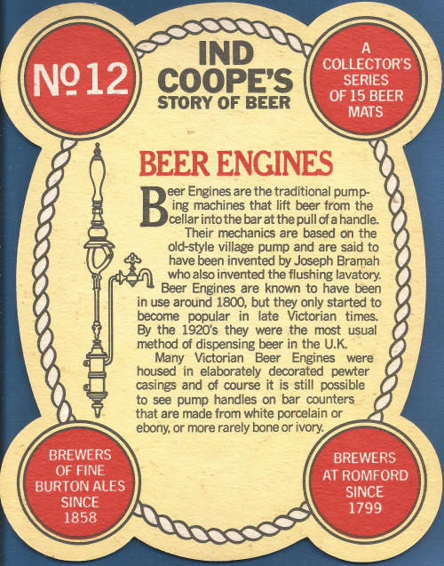 Ind Coope Beer Mat
