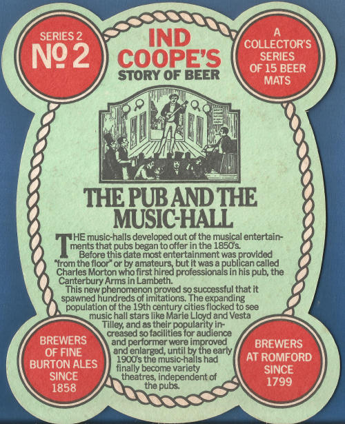 Ind Coope Beer Mat