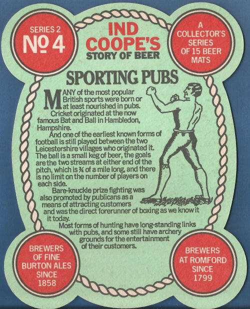 Ind Coope Beer Mat