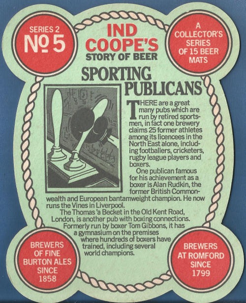 Ind Coope Beer Mat
