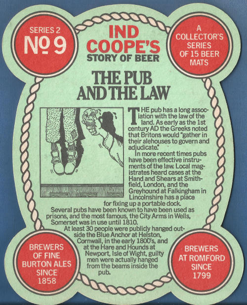Ind Coope Beer Mat