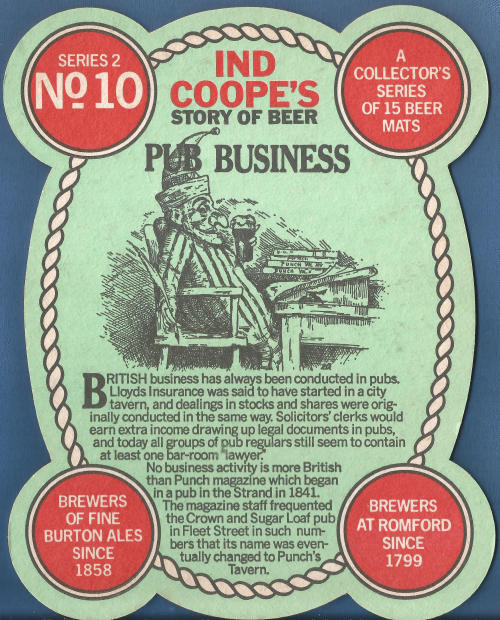 Ind Coope Beer Mat