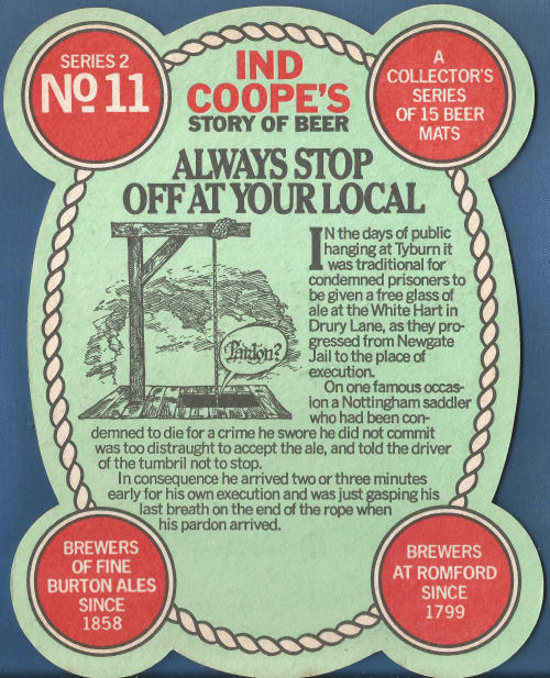 Ind Coope Beer Mat